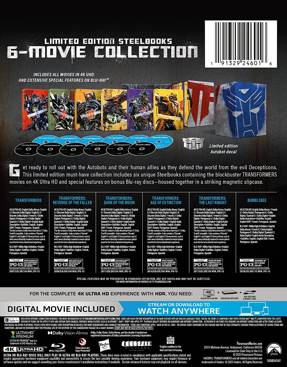 Transformers 6 movie collection hotsell